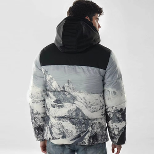 High Quality Outdoor Water-Resistant Quick Dry Hooded Bubble <b>Jackets</b> New Arrival Customized Design Bubble <b>Jacket</b> - Product Image 5