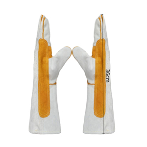 14inch Cowhide Leather Hand Protective Tig/mig/argon Welding Gloves - Product Image 5