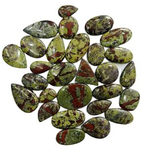 Venta al por mayor Dragon Bloodstone jaspe cabujón suelto tamaño personalizado piedra preciosa natural para la fabricación de joyas forma mixta mejor lote - Product Image 1