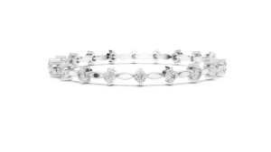 Bracelet de luxe pour femme en or jaune 14 carats avec diamant rond de 2,09 carats cultivé en laboratoire, certifié IGI, idéal pour les soirées |   Nouveau diamant cultivé - Product Image 4