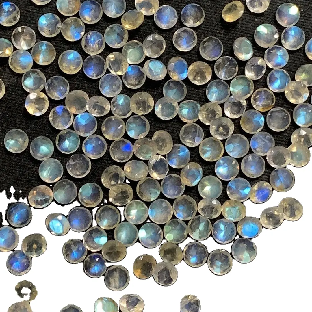 Высококачественные голубые лабрадоритовые граненые рыхлые драгоценные камни любой формы и размера от индийского поставщика, оптовая продажа ограненных камней