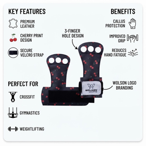 Wolson Industry - Protectores de Manos Deportivos de Primera Calidad, Resistentes, Cómodos, Ajustables y Transpirables para Gimnasia y Levantamiento de Pesas - Product Image 3