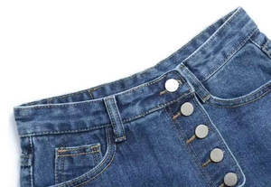 Custom <b>Women's</b> <b>Shorts</b> Summer Lady Casual <b>Denim</b> Ripped <b>Shorts</b> Premium <b>Women</b> <b>Short</b> Jeans <b>Knee</b> <b>Length</b> <b>Shorts</b> Jeans - Product Image 2