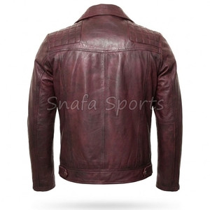Gents Leather Formal Casual <b>Smart</b> Outfit Elegant Design Luxury Material Soft Comfortable Stylish Trend Leather <b>Jacket</b> - Product Image 2