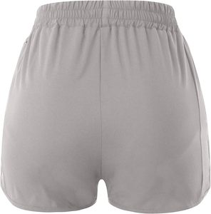 Custom Gym Shorts Wholesale Women Running Booty Shorts Quick Dry Ladies Footy GYM Shorts Pockets Zips Polyester 2027 - Product Image 4