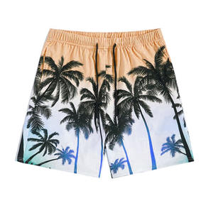 <b>Men's</b> 100% Cotton Solid Board Shorts Breathable Customizable Low Price Beach <b>Trunks</b> - Product Image 5