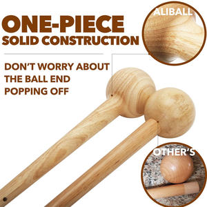 Wholesale Baseball Glove Break In <b>Tool</b> Professional Wooden Mallet Handmade Wooden Baseball Mitt Softening Mallet - Product Image 2