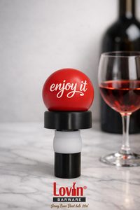 Custom PP Plastic Wine <b>Bottle</b> <b>Stopper</b> Screw-On Closure with Silk Screen Printing Made in China - Product Image 2