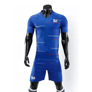 Uniforme de Fútbol Personalizado y Transpirable para Clubes, Tallas Grandes, Conjunto Profesional con Camiseta y Pantalones Cortos Impresos, Proveedor al por Mayor - Product Image 1