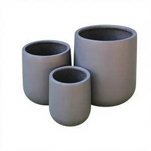 KNT Creations PL B-217 Size Planter <b>Set</b> Floor Indoor Use Direct Plantation Artificial Plants Lightweight Durable Hand Carved - Product Image 1