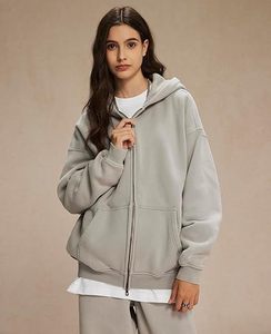 Acid Wash Hoodie Unisex Oversized Vintage Faded Sweatshirt Custom Logo Streetwear Heavyweight Cotton - Product Image 2