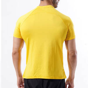 T-shirt Homme Confortable et Extensible à Col Rond, Coupe Musclée, Couleur Unie, Vêtement de Sport – Prix Bas Usine, Meilleures Ventes - Product Image 3