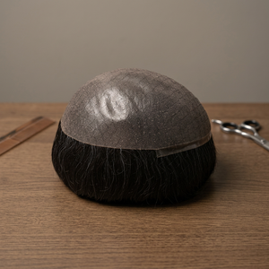 Toupee para Hombre Taz Hair con Base de Encaje, 130% de Densidad, Cabello Remy Indio Liso, Base Mono, Estilo Central, Nudos Invisibles - Product Image 2