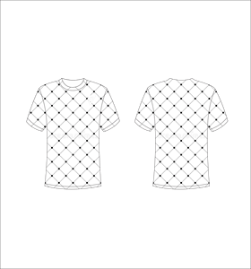 Men's Short Sleeve <b>Geometric</b> Pattern T <b>Shirt</b> O-Neck Regular Fit Casual Knitted Printed - Product Image 1
