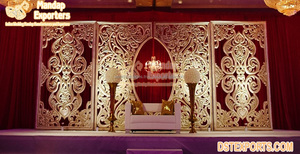 ฉากหลังงานแต่งงานสไตล์ไนจีเรียทันสมัย โครงสร้างแบบพกพา แผงตกแต่งงานเลี้ยงรับรอง ดีไซน์ลวดลายไฟเบอร์ทันสมัย ของตกแต่งงานแต่งงาน ของตกแต่งงานอีเว้นท์จากสหรัฐอเมริกา - Product Image 6