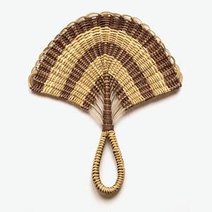 Abanicos de pared modernos de ratán, los mejores adornos con descuento para paredes, abanicos de mano trenzados naturales - Product Image 1