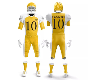 <b>Cheap</b> Price Adult American Football Uniform <b>Sets</b> Breathable Plus Size 100% Polyester Custom Sublimation Printing Quick Dry - Product Image 3