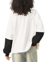 Camisetas de hombre de manga larga, estilo vintage, doble capa, estampado DTG, efecto desgastado, oversize, 280 gramos, estilo streetwear.