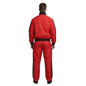 Wholesale Men Hooded Solid <b>Waterproof</b> Nylon <b>Tracksuit</b> Breathable Sports Wear Zipper Side Pocket Custom OEM Comfortable <b>Tracksuit</b> - Product Image 5