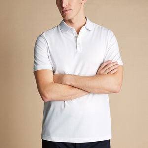 Polos de golf de poliéster y algodón orgánico personalizados al por mayor para hombres, uniforme de alta calidad con logotipo bordado de impresión personalizado - Product Image 6