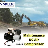 Máquina profesional de compresor de aire resistente al agua para camiones, sin aceite, resistente a la intemperie, 12V CC