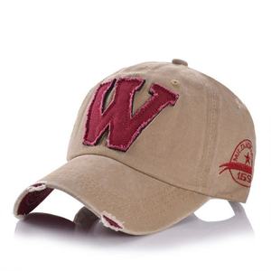 W Logo 3D Embroidery Adjustable Unisex Leather <b>Baseball</b> <b>Cap</b> Breathable Casual Hat for Spring Summer Activities - Product Image 3