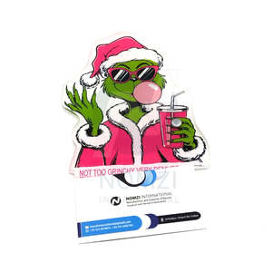New Custom Logo Grinch Stitch <b>Christmas</b> <b>Candy</b> <b>Cane</b> Design Eyelash Extension Holder Pallet - Product Image 2