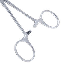Pinces hémostatiques Ochsner Kocher droites manuelles en acier inoxydable 1x2 16cm autoclavables réutilisables certifiées CE, instrument de classe - Product Image 2