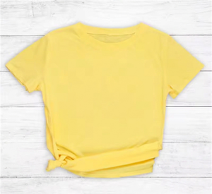 Women's <b>Pink</b> Crew Neck Short Sleeve T-Shirt Loose Fit Solid Color Casual Spring Summer Breathable Jersey Knitted Cotton - Product Image 2