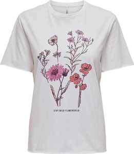 T-shirt décontracté à col en O en coton doux écologique pour femmes, conception de logo anti-boulochage, couleurs contrastées, décharge sérigraphiée - Product Image 6