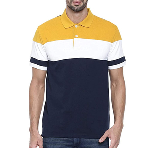 Polo pour hommes à manches courtes en tissu de coton respirant, chemise décontractée à col, coupe régulière, vêtements d'été confortables pour le sport - Product Image 1