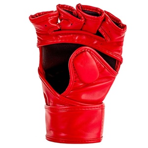 Meilleurs gants d'entraînement MMA personnalisés en cuir synthétique, design léger, sangle de poignet réglable pour le sparring en extérieur - Fabriqués - Product Image 5