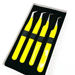 Eyelash Tweezers Straight Lash Pickup Precision Tool Stainless Steel Professional Salon Accessories - Product Image 4