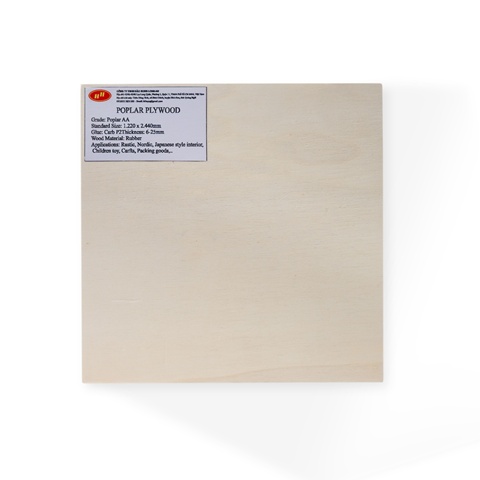 Wholesale Manufacturer's First-Class Construction Shuttering Plywoods Poplar Wood Furniture E0 Formaldehyde Emission Plywood