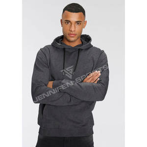 บริการ OEM/ODM เสื้อฮู้ดดี้ทรงหลวมแบบไหล่ตก 450 GSM ผ้าฝ้าย 100% เฟรนช์เทอร์รี่ สไตล์ฮิปฮอป เสื้อฮู้ดดี้ผู้ชาย สีพื้น - Product Image 4