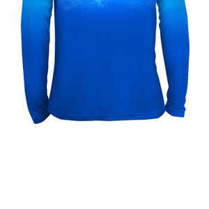 เสื้อตกปลาแขนยาวผู้ชาย ผ้าโพลีเอสเตอร์ 100% พิมพ์ลายดิจิทัล UPF 50 แห้งเร็ว เสื้อกีฬา - Product Image 6