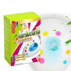 Gel de limpieza de baño de pétalos de flores refrescantes dulces de alta calidad Líquido desechable fácil de usar para iluminar el baño de nuevo - Product Image 2
