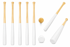 Premium Custom Wooden <b>Baseball</b> <b>Bat</b> for Training & Practice – Durable Glossy Finish Standard Barrel OEM Custom Colors Available - Product Image 4