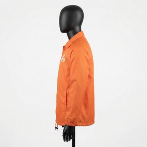Blousons d'entraîneur sportifs d'hiver respirants en polyester/coton pour hommes, avec col montant, fermeture éclair et logo frontal – Vente en gros - Product Image 2