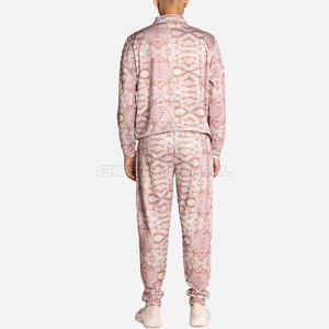 High Quality Athletic Training Sports Wear Sublimation <b>Tracksuit</b> For Running Fitness Workout Breathable Quick Dry Active Wear - Product Image 3