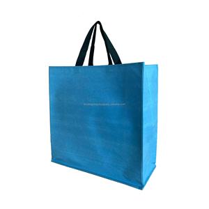 Sacs fourre-tout PP non tissés réutilisables avec logo personnalisé avec poignées solides écologiques pour les supermarchés de l'épicerie - Product Image 4