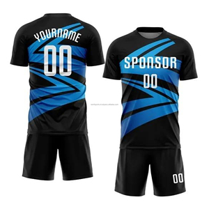 Conjunto de Camisetas de Fútbol Personalizadas para Adultos Unisex, Uniformes de Fútbol Transpirables de Manga Corta que Absorben la Humedad - Product Image 3