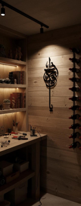 Arte Islámico Metálico para Pared Ya Hafiz |   Elegante Decoración de Pared con Caligrafía Árabe para el Hogar Musulmán |   Decoración Religiosa Moderna para el Hogar - Product Image 3