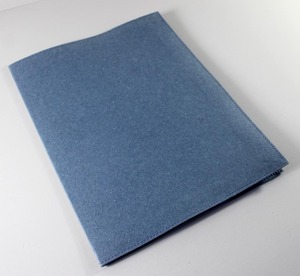 Recycled Denim Papers <b>Folder</b> Keeping <b>A4</b> Letter Heads & Matching Envelops Lovely Present For Man Woman Students Stationery Set - Product Image 2