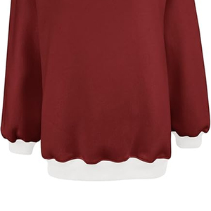 Mock Neck Sweatshirts Custom Logo Park Front Embroidery Applique 100% Cotton Fleece French Terry Mockneck Sweatshirt - Product Image 2