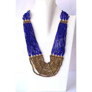 Chaîne de perles de verre faites à la main style bohème, forme cœur, multicouche, bijoux de mariage pour femmes - Product Image 6
