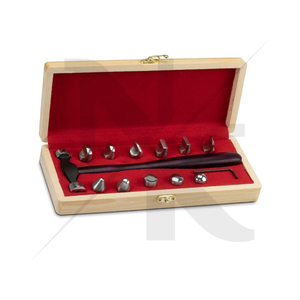Ensemble de marteaux de précision à têtes interchangeables de qualité supérieure, 11 pièces, manche en bois, faces en acier inoxydable, pour artisans bricoleurs, formes variées - Product Image 2