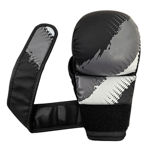 Guantes de MMA de cuero de alta durabilidad con máxima estabilidad y acolchado extra grueso para sparring y artes marciales. - Product Image 4