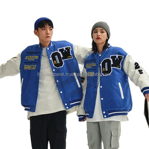 Manufacturer High Quality <b>Men's</b> Varsity <b>Jacket</b> Winter Varsity Windproof Thick Embroidery Polyester Sleeves Custom <b>Baseball</b> - Product Image 4