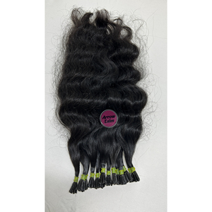 Extensiones de Cabello Natural Rizado con Punta I Arrow Exim, 100% Cabello Natural Virgen Grado Remy, 100g, Micro-Link para Mejoras - Product Image 4